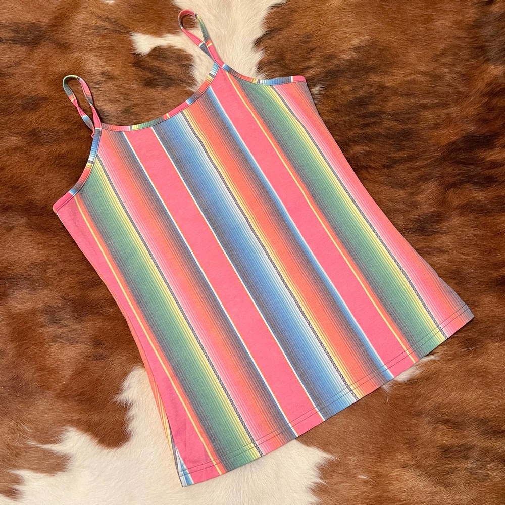 NWT L&B Serape Stripe Tank Top Size Small